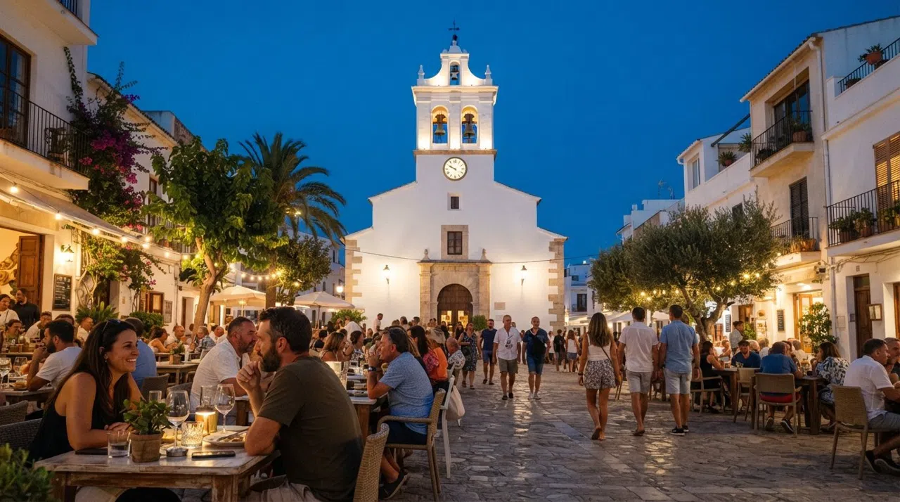 Santa Gertrudis de Fruitera, Ibiza: la mesa del interior de la isla