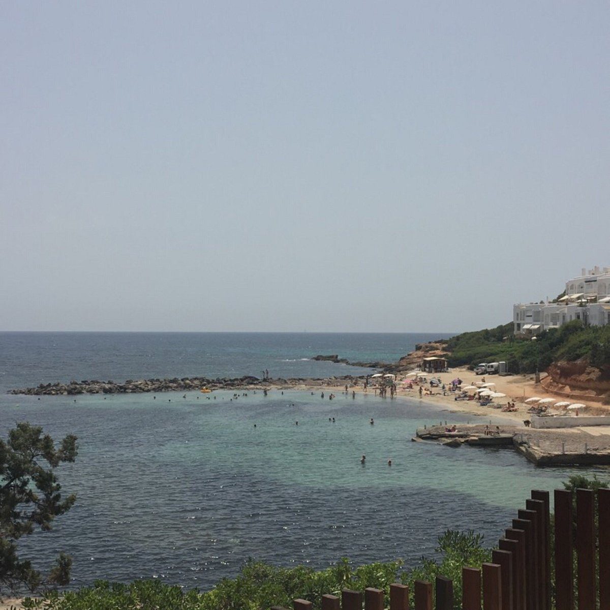 Es Caló de S'Algar footbridge over the river mouth