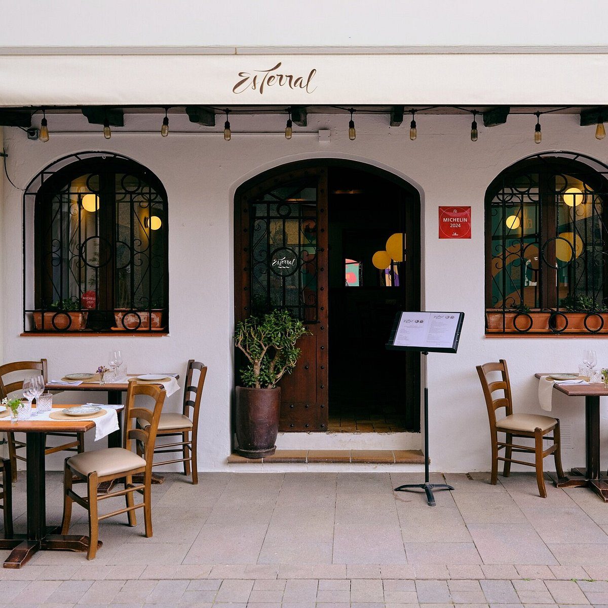 Es Terral restaurant dish with Ibizan produce