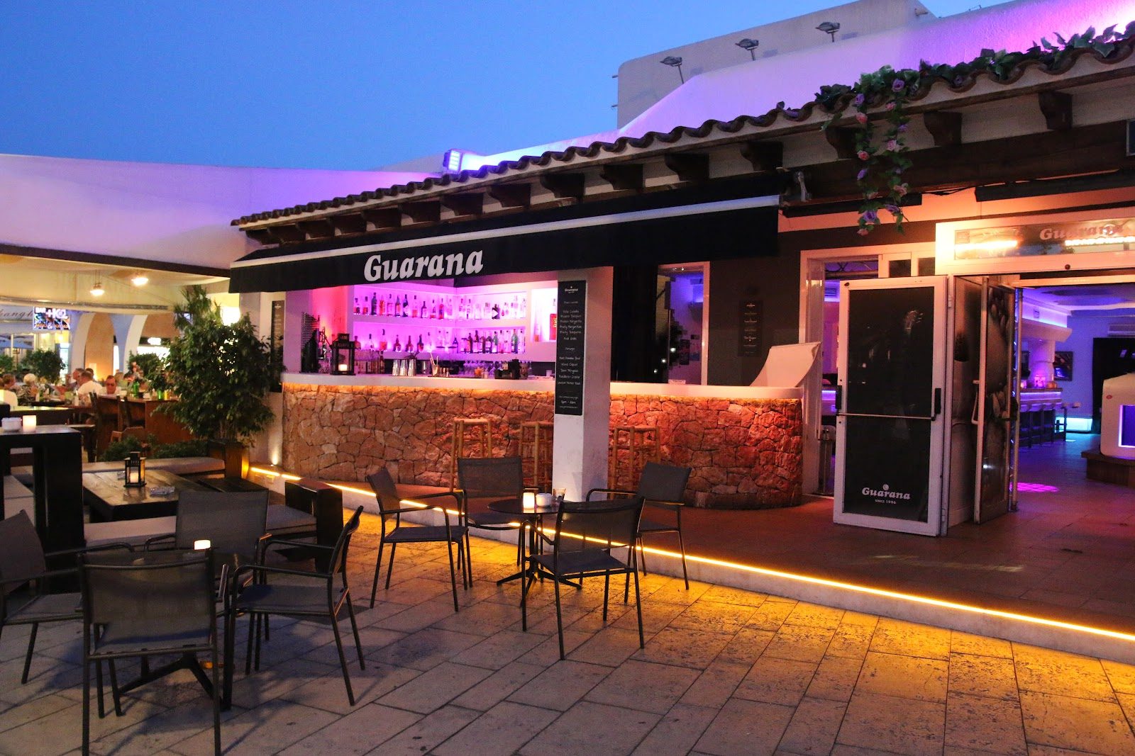 Guarana marina club DJ booth and dance floor