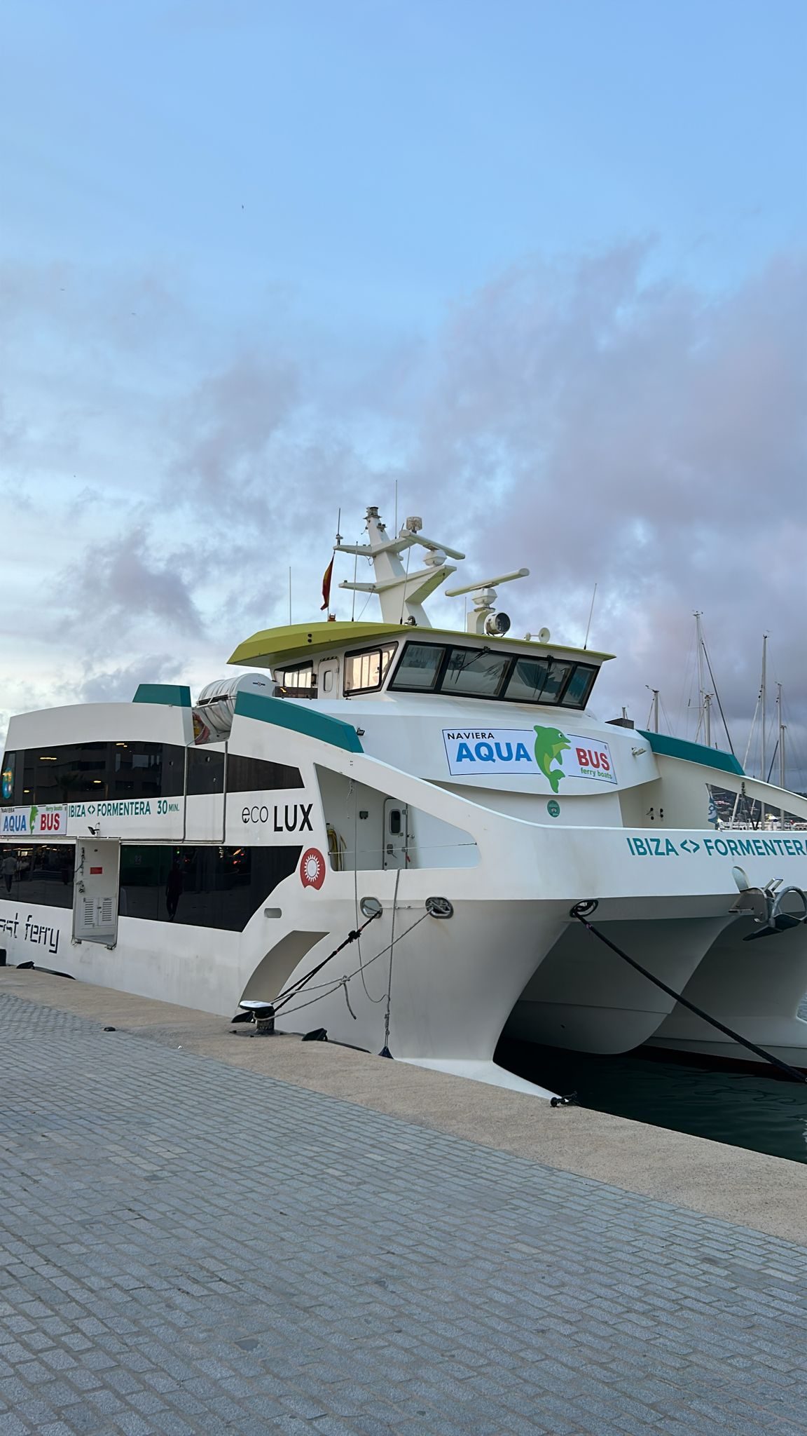 Aquabus — Figueretas pier, Ibiza
