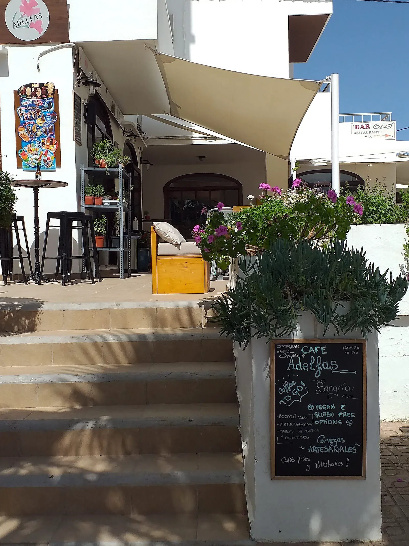 Cafetería Las Adelfas, Ibiza